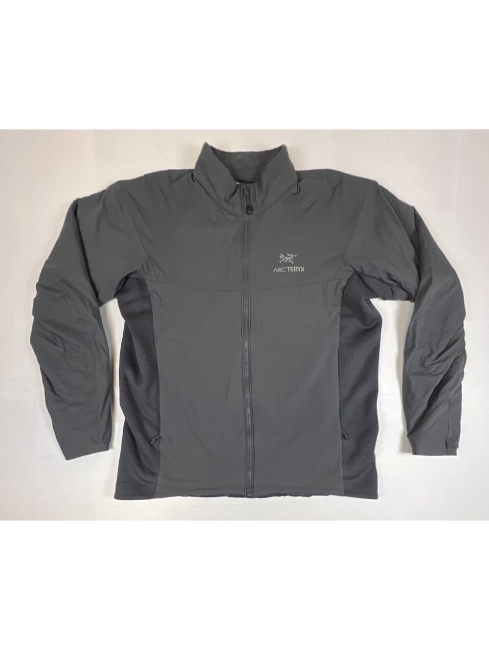 ARC'TERYX Men's L Atom LT Jacket Dark Gray Full Zip Hoodless Insulated